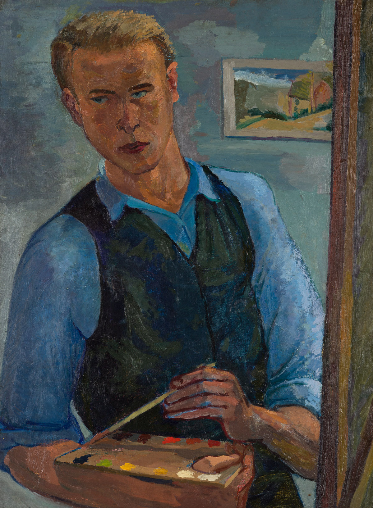 MICHAEL LOEW (1907-1985) Self Portrait.